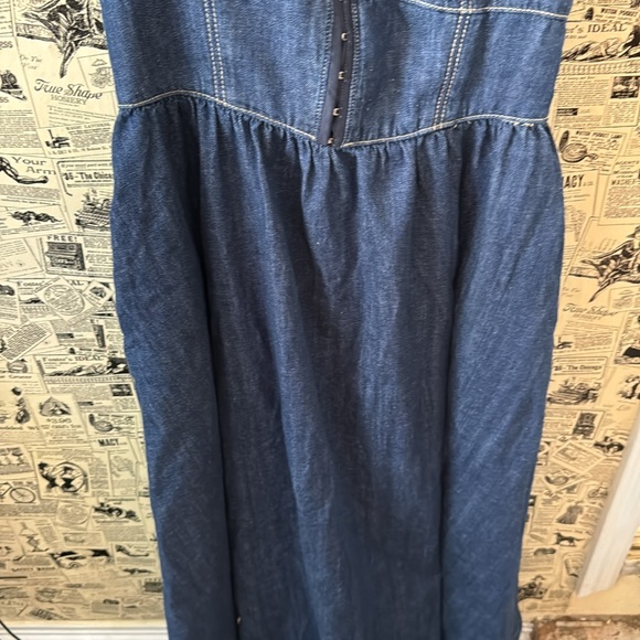 Reformation Blue Midi Dress - Picture 5 of 12